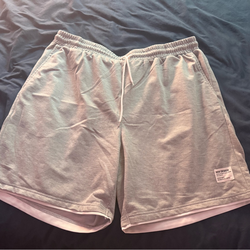 NFINITY grey Athletic Shorts with Elastic waistband